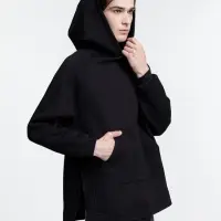 Худи унисекс оверсайз Easy Street, черное, размер M/L