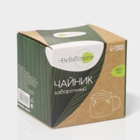 Чайник заварочный стеклянный с бамбуковой крышкой BellaTenero «Эко», 400 мл, 13,5×10×10,5 см Чайник заварочный стеклянный с бамбуковой крышкой BellaTenero «Эко», 400 мл, 13,5×10×10,5 см