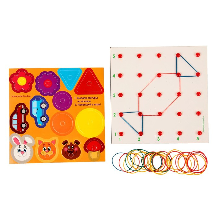 Геоборд «Давай играть!», 20х20 см Геоборд «Давай играть!», 20х20 см
