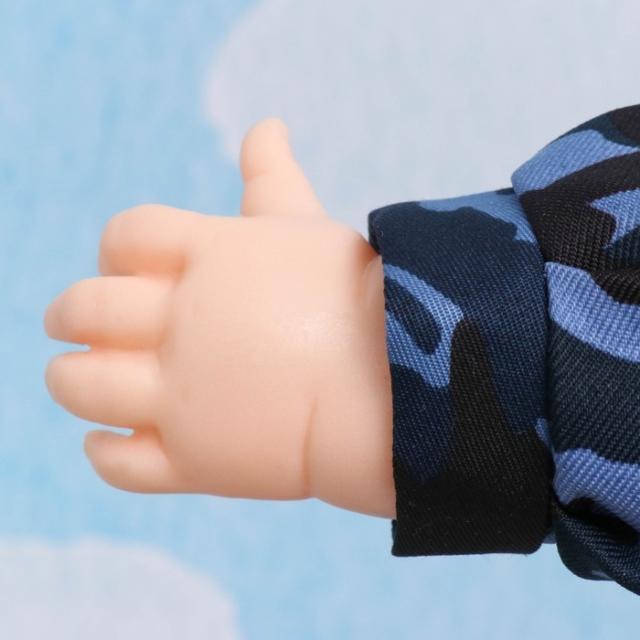 Кукла "Пупс Макс в костюме военного" для девочек, 60 см, микс