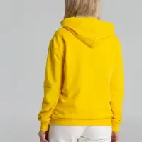 Толстовка на молнии с капюшоном Unit Siverga желтая, размер 3XL