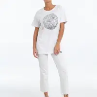 Футболка &laquo;Качели&raquo;, белая, размер S