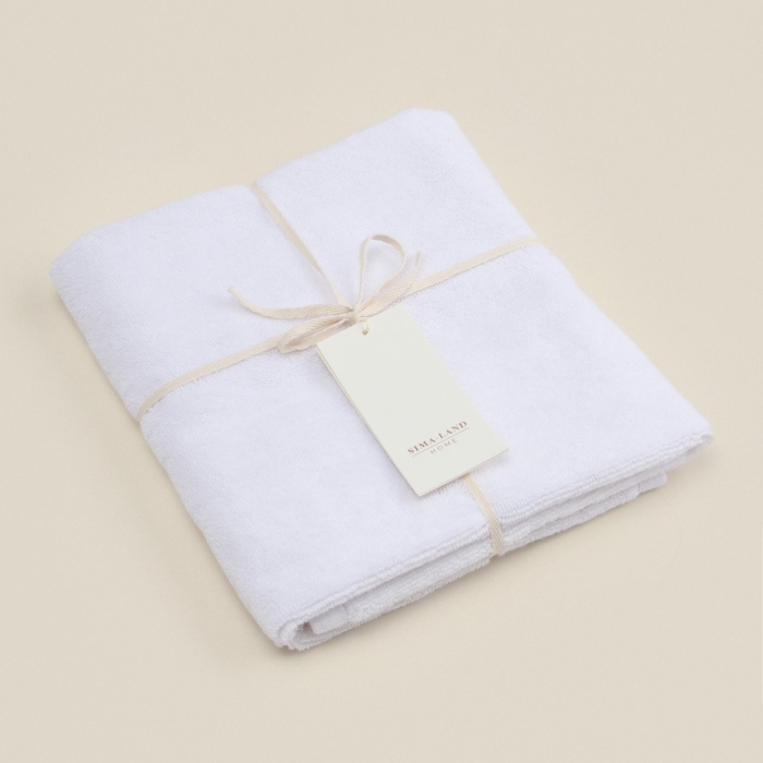 Полотенце махровое SL HOME: Classic Полотенце махровое SL HOME: Classic "Блан де Блан" 30х60 см, 100% хлопок, 530 г/м2