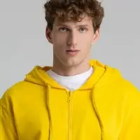 Толстовка на молнии с капюшоном Siverga 2.0, желтая, размер XL