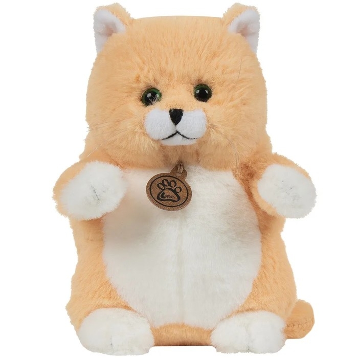 Мягкая игрушка &laquo;Кот толстый&raquo;, цвет персиковый, 20 см