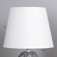 Лампа настольная "Иветт" 1х40Вт Е14 черный 20х20х30см Лампа настольная "Иветт" 1х40Вт Е14 черный 20х20х30см