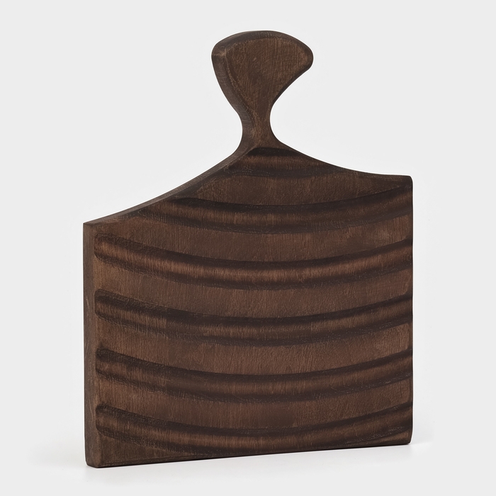 Доска разделочная для подачи Wild Kitchen, 26&times;22&times;2.5 см, граб темный