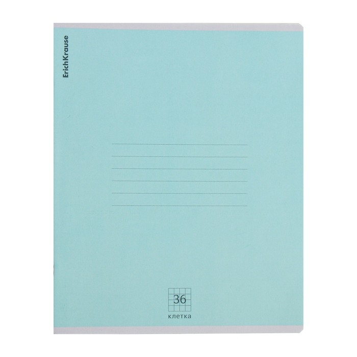 Тетрадь 36 листов в клетку, ErichKrause Nature Colors, обложка мелованный картон, блок офсет 100% белизна, МИКС Тетрадь 36 листов в клетку, ErichKrause Nature Colors, обложка мелованный картон, блок офсет 100% белизна, МИКС