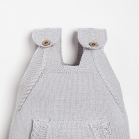 Комбинезон вязаный Крошка Я "Basic" рост 62-68 см, цвет серый Комбинезон вязаный Крошка Я "Basic" рост 62-68 см, цвет серый