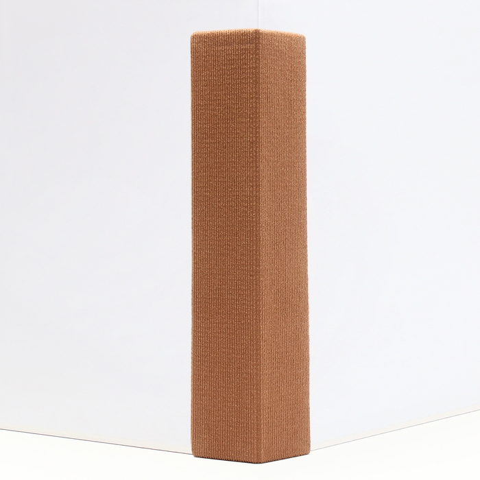 Когтеточка с пропиткой 55*20 см, угловая, без меха, бежевая Когтеточка с пропиткой 55*20 см, угловая, без меха, бежевая