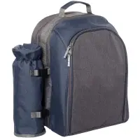 Набор для пикника Fridag на 2 персоны, темно-синий с серым Набор для пикника Fridag на 2 персоны, темно-синий с серым