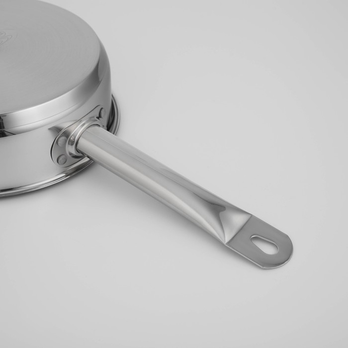 Сковорода &laquo;Общепит&raquo;, d=20 см, h=6 см, корпус 0,6 мм, дно ТРС 3,5 мм, антипригарное покрытие, индукция