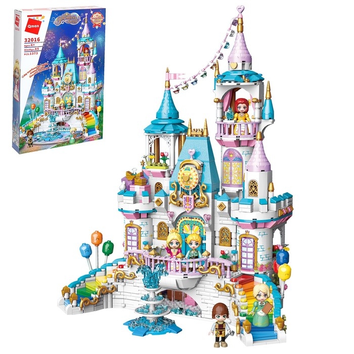 Конструктор Принцессы &laquo;Радужный замок&raquo;, 1373 детали