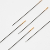 Иглы швейные, с золотым ушком, самовдеваемые, 12 шт, HN-07 Иглы швейные, с золотым ушком, самовдеваемые, 12 шт, HN-07