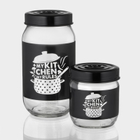 Банка стеклянная для сыпучих продуктов «Кухня», 1 л Банка стеклянная для сыпучих продуктов «Кухня», 1 л