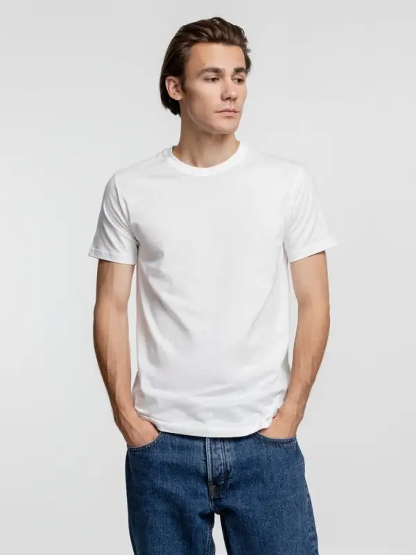 Футболка T-Bolka 160, белая (теплый оттенок), размер XS