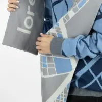 Шарф на заказ Tricksy Classic Net, L, полушерсть