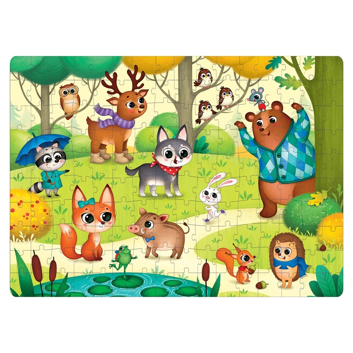 Пазл детский &laquo;На лесной опушке&raquo;, 160 элементов