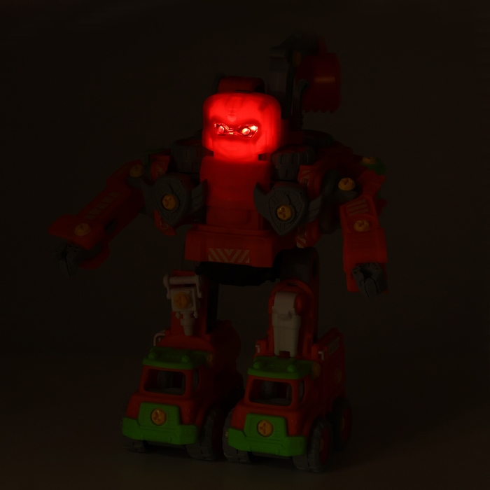 Конструктор винтовой &laquo;Робот пожарный&raquo;, 5 в 1