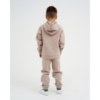 Костюм детский с начёсом (толстовка, брюки) KAFTAN "Basic line" р.34 (122-128), бежевый Костюм детский с начёсом (толстовка, брюки) KAFTAN "Basic line" р.34 (122-128), бежевый