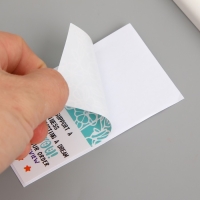 Наклейка бумага благодарность "Цветы на лазурном фоне" набор 50 шт 10х5 см Наклейка бумага благодарность "Цветы на лазурном фоне" набор 50 шт 10х5 см