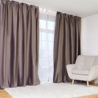 Штора портьерная Этель 170*270 см &laquo;Ренессанс Серая гавань&raquo;, 100% п/э