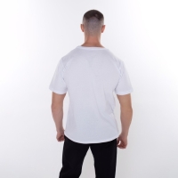 Футболка мужская &laquo;Дракон&raquo;, цвет белый/принт чёрный, размер 48