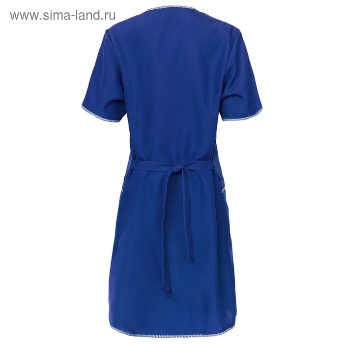 Халат габардин, р. 54, рост 170-176 см, цвет василёк