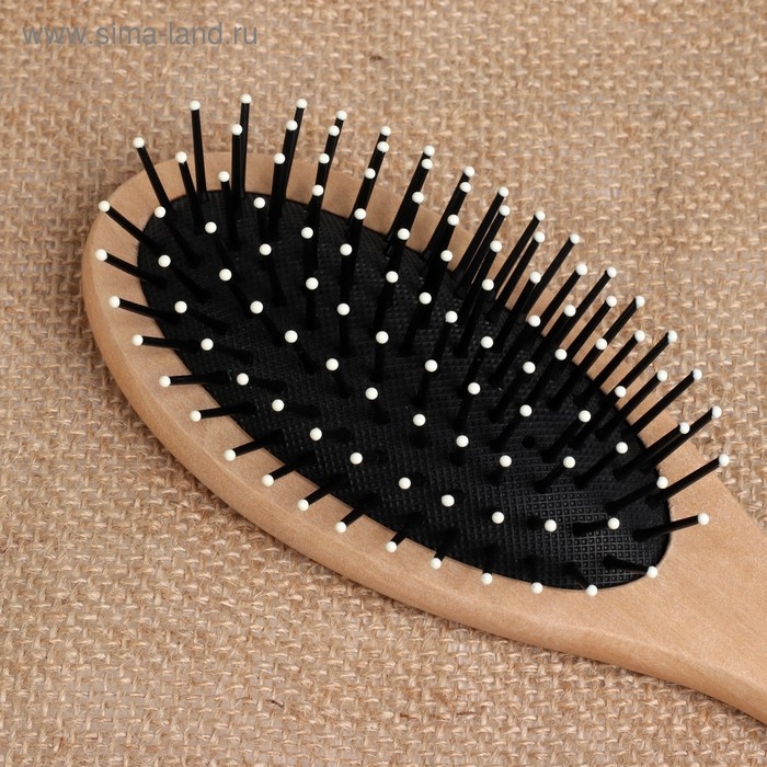 Расчёска массажная, 5,8 × 21,5 см, цвет «светлое дерево» Расчёска массажная, 5,8 × 21,5 см, цвет «светлое дерево»