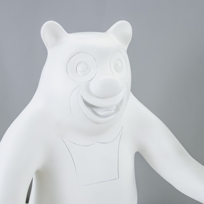 Настольная лампа Bear 1x40Вт E14 белый 30x30x41см