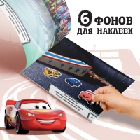 Альбом 100 наклеек &laquo;Маккуин&raquo;, А5, 8 стр., Тачки