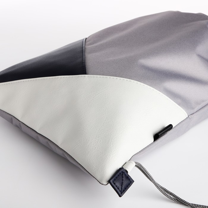 Сумка для обуви на шнурке, TEXTURA, цвет разноцветный/серый Сумка для обуви на шнурке, TEXTURA, цвет разноцветный/серый