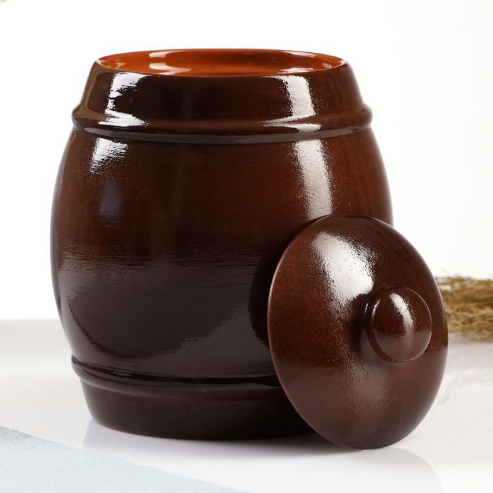 Бочонок "Псковский" малый 1,25л / 18,5х14см, былина