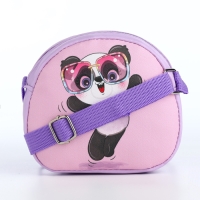 Сумка детская на молнии &laquo;Выбражулька&raquo;, цвет сиреневый