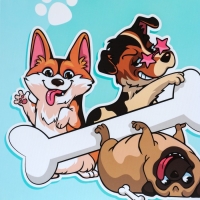 Коврик под миску нескользящий &laquo;Кушать готов!&raquo;, 43х28 см