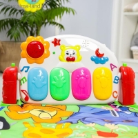 Развивающий коврик музыкальный «РазвивайКа», с пианино и проектором, 94х62х0,5 см. Развивающий коврик музыкальный «РазвивайКа», с пианино и проектором, 94х62х0,5 см.