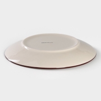 Тарелка керамическая десертная Доляна &laquo;Морской мир&raquo;, d=19 см, цвет голубой