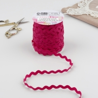 Тесьма декоративная &laquo;Вьюнчик&raquo;, 5 мм &times; 27 м &plusmn; 1 м, цвет ярко-розовый №28