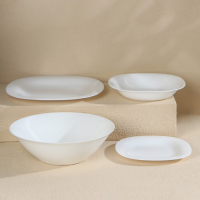 Сервиз столовый Luminarc Carine, стеклокерамика, 19 предметов, цвет белый Сервиз столовый Luminarc Carine, стеклокерамика, 19 предметов, цвет белый