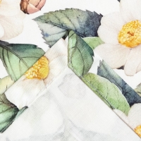 Скатерть Этель Сamellia 145х220 см, 100% хлопок, саржа 190 г/м2