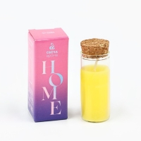 Свеча в колбе &laquo;Миндаль&raquo;, высота 8 см