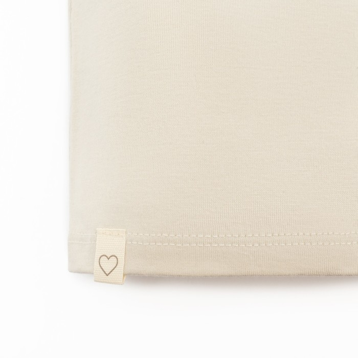 Футболка Крошка, Я BASIC LINE, рост 68-74 см, молочный