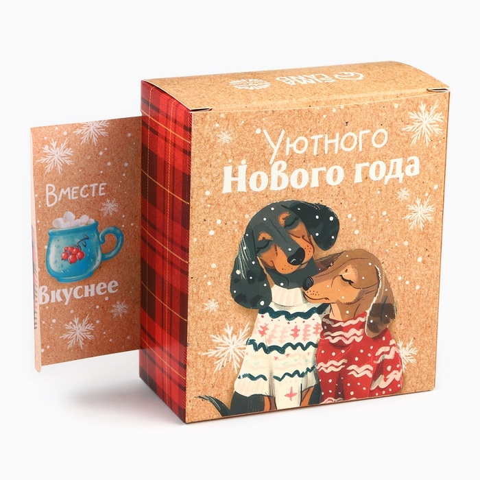 Подарочный набор &laquo;Уютного нового года&raquo;: горячий шоколад + маршмеллоу