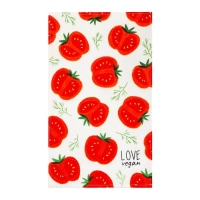 Набор кухонных полотенец Доляна Love vegan, 35х60см-4шт, 100% хлопок