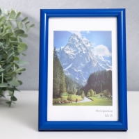 Фоторамка пластик "Радуга" 10х15 см, синий Фоторамка пластик "Радуга" 10х15 см, синий