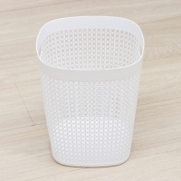 Корзина для бумаг «Пирула», 10 л, цвет белый Корзина для бумаг «Пирула», 10 л, цвет белый