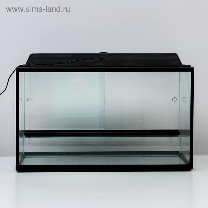 Террариум с раздвижными дверцами 112 л, 70 х 40 х 40 см