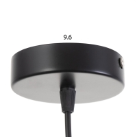 Люстра "Контур" 1х60Вт Е27 Чёрный 20х20х22(90)см