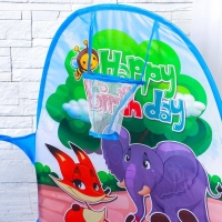 Палатка детская игровая - сухой бассейн для шариков &laquo;Зверята&raquo; без шаров