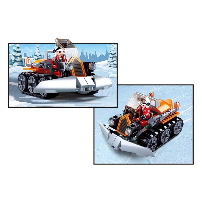 Конструктор Город &laquo;Снегоуборщик&raquo;, 82 детали